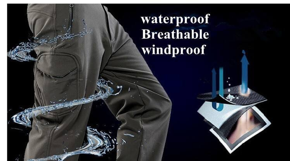 Брюки Shark Skin Soft Shell grey