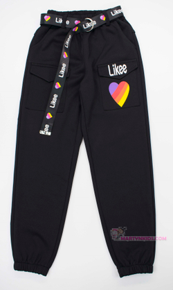 джоггеры Likee теплые плис 2977