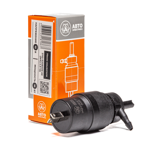 ЭНЦ 2,5-12В AE Насос бачка омывателя, ВАЗ, ГАЗ, 12 В (ан. 99.3730) АвтоЭлектрика