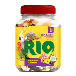 Лакомство RIO "Фруктово-ореховая смесь" для средних и крупных попугаев