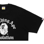 A Bathing Ape Bathing Ape Футболка Logo Pattern Regular Sleeve Bap Ss26 030 черный