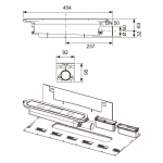 Дренажный канал TECE Drainprofile, 671010, 100 см, нержавеющая сталь глянцевая