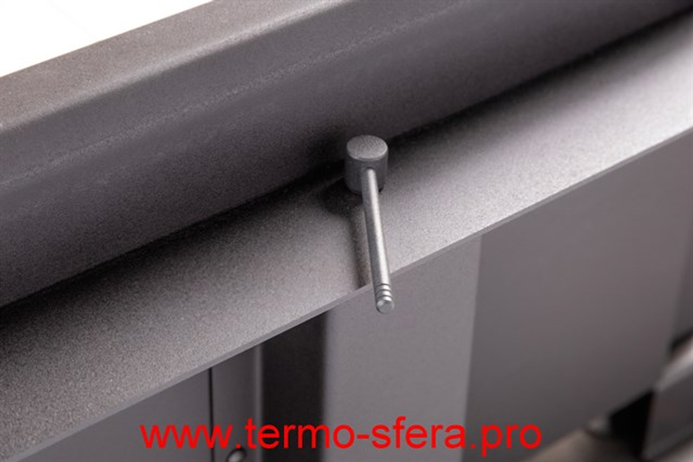 Каминная топка Экокамин ДЕЛЬТА 900 P три стекла подовое горение принтинг