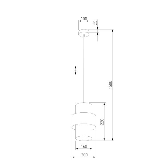 5094 / подвесной светильник / Calisto White