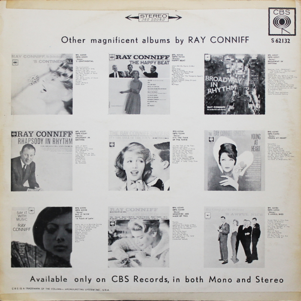 Ray Conniff And His Orchestra And Chorus / The Happy Beat (LP)