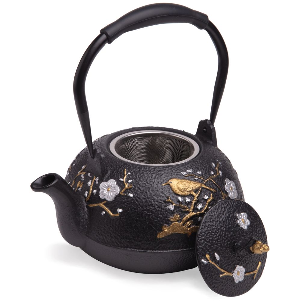 ЗАВАРОЧНЫЙ ЧАЙНИК ЧУГУННЫЙ С ЭМАЛИРОВАННЫМ ПОКРЫТИЕМ ВНУТРИ 1200 МЛ