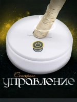 Декоративный светильник дерево, светодиодный, в комнату, в гостинную, в детскую; настольная стильная лампа-ночник