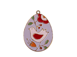 Пасхальное украшение Яйцо с Птицей, цвет: светло-лиловый