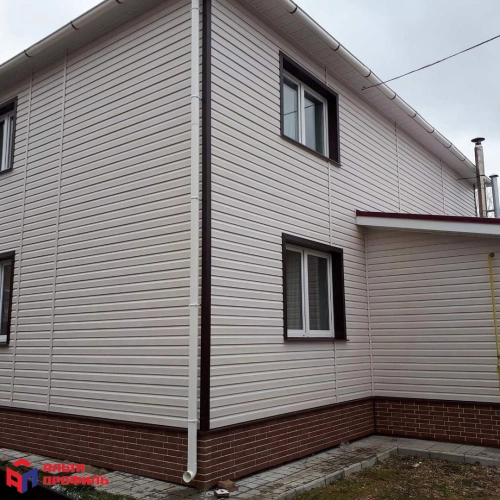 Сайдинг виниловый Альта-Профиль Корабельный брус Канада+ Люкс Ясень 3000х230 мм