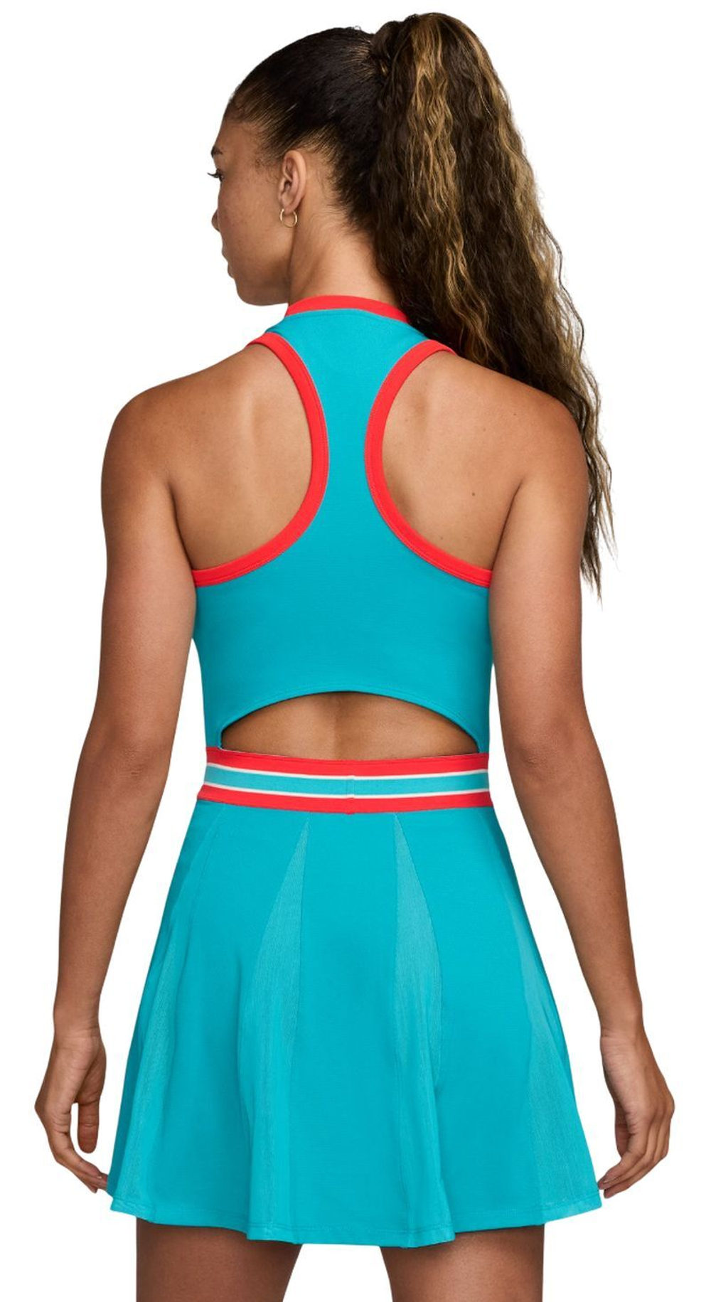 Теннисное платье Nike Court RG Dri-FIT Slam Tennis - dusty cactus/lt crimson/white