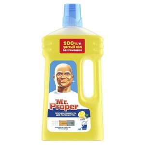 Жидкость моющая для полов и стен Mr. Proper лимон 1 л/бут