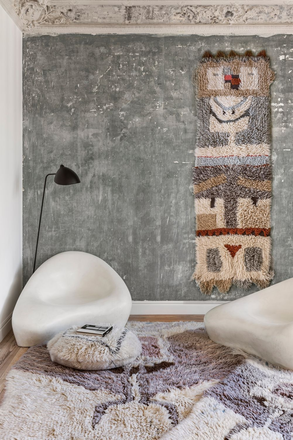 Шерстяной стираемый ковер Lorena Canals Kachina (90 x 240 см)