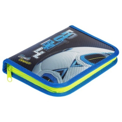 Пенал Hatber 190х130мм 1 отделение на молнии мат ламин. 3D лак -Стань чемпионом!- с табл умножения в