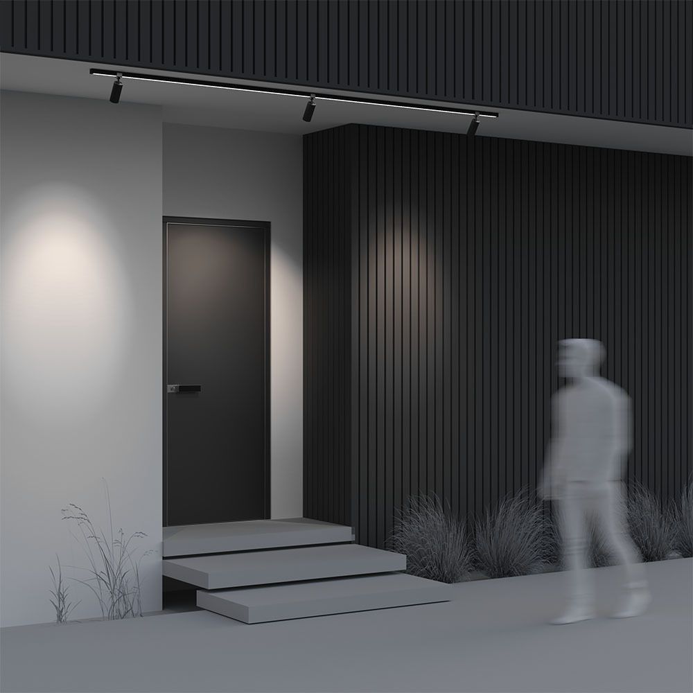 Уличный трековый светодиодный светильник Maytoni Elasity IP Focus O-TR01-1-S-16WB3K