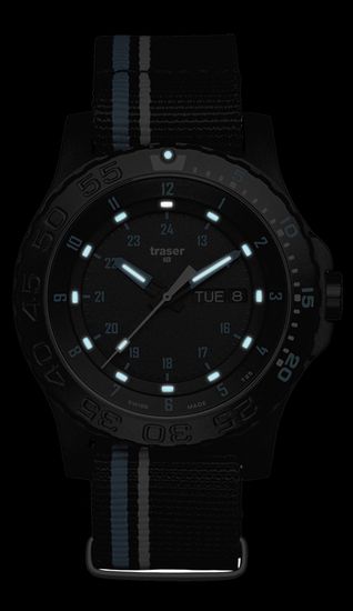 Швейцарские тактические часы Traser P66 BLUE INFINITY 105547