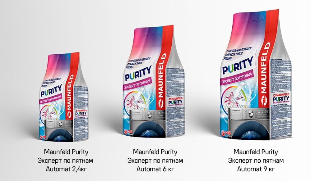 Стиральный порошок Maunfeld Purity Эксперт по пятнам Automat 2,4 кг