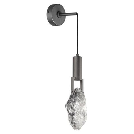 6695/5WL MIDCENT ODL24 239 Настенный светильник брашир. черный/металл/стекло IP20 LED 5W 200Лм 3000K LIA