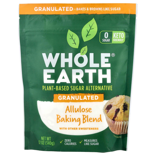 Whole Earth, Смесь для выпечки аллулозы, гранулированная, 340 г (12 унций)