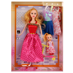 Кукла тип Модель с пупсом. коробка DX515A