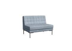 Forest Диван без подлокотников двухместный FR-D-02 Enzo 994/Металл Серый 1180*800*840
