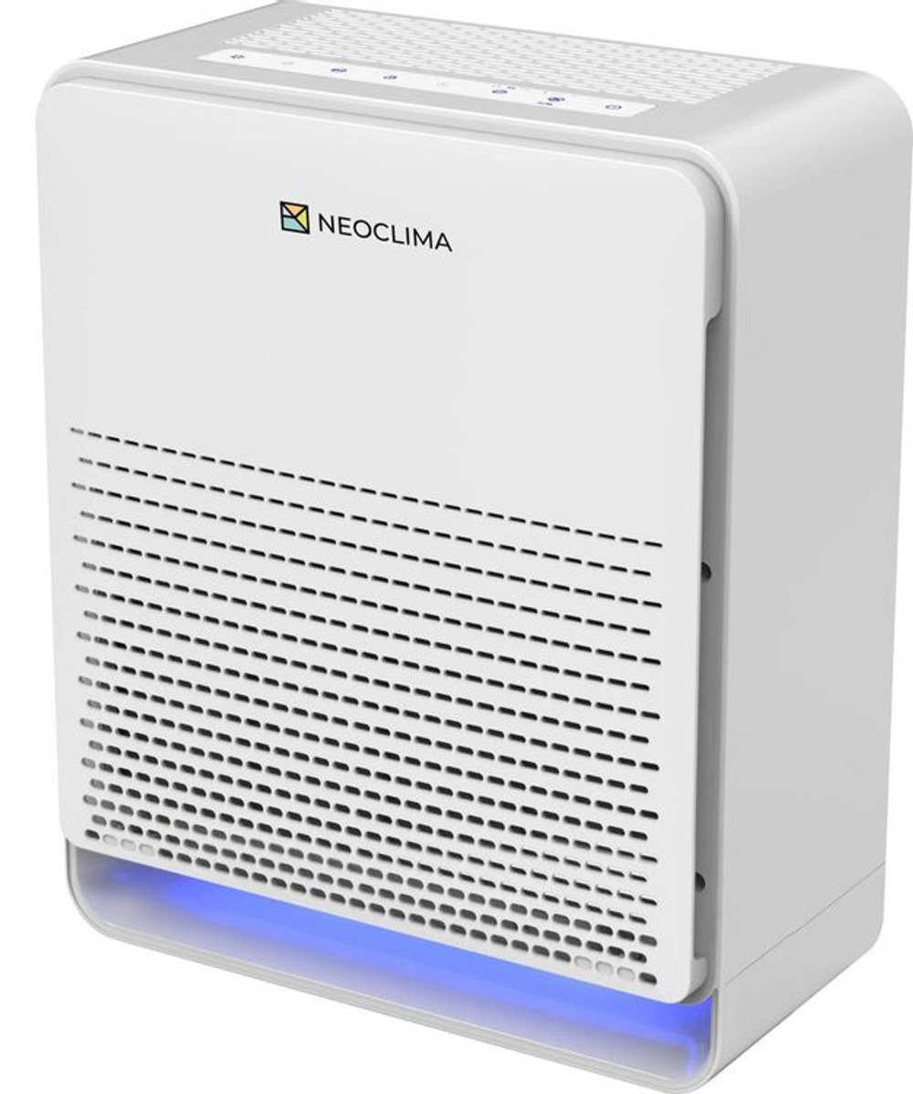Воздухоочиститель Neoclima NP600W,  до 60м2,  белый/черный