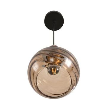 8300/1A MODERNI LN26 368 бронза/амбер/голубой/розовый, металл/стекло Подвес E27 1*40W 220V WALMA