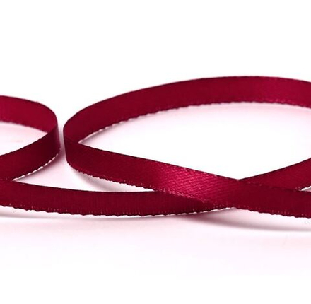 Лента атласная 6 мм ( 1/4 ") , №033 вишневый