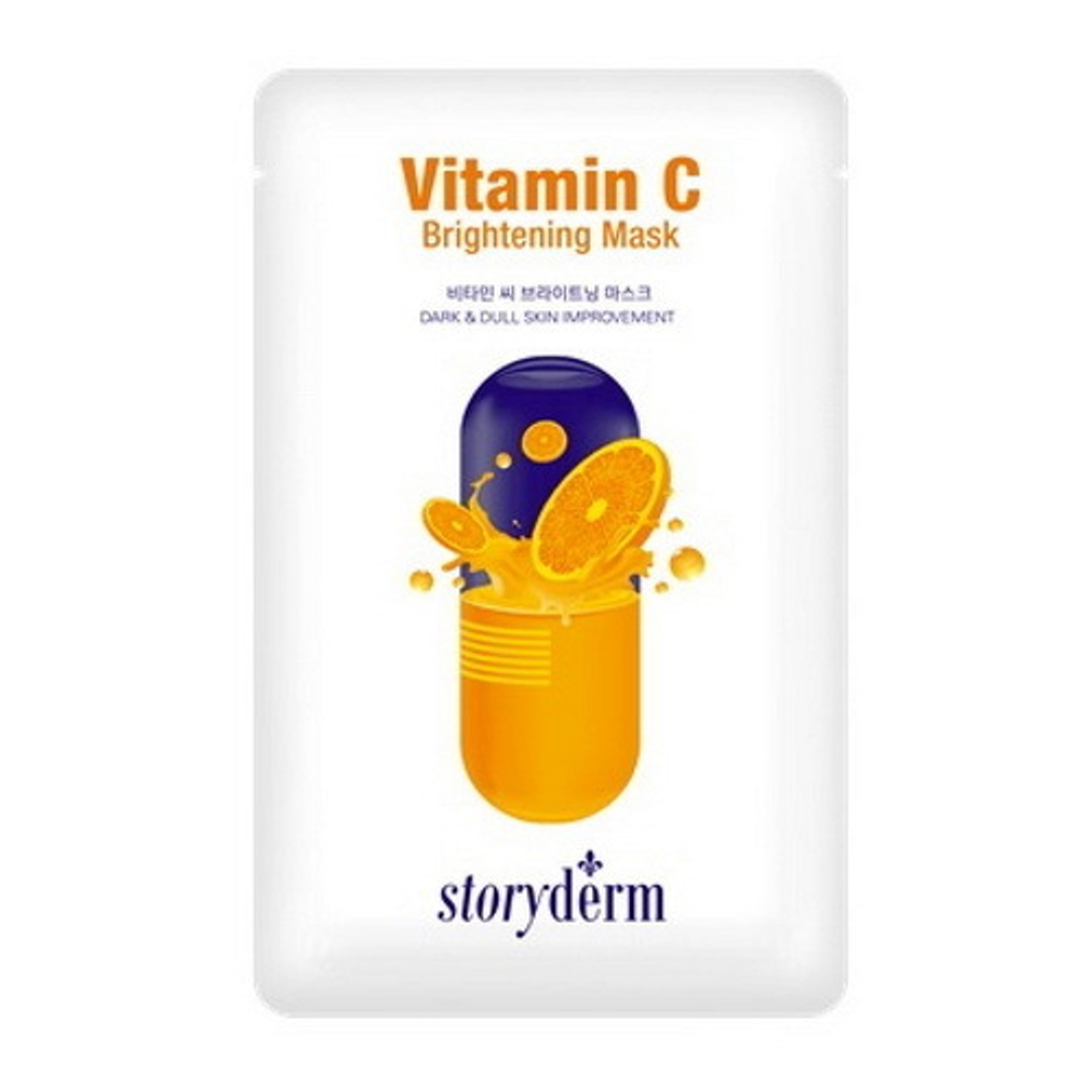 Vitamin C Brightening Mask Storyderm | Ревитализирующая маска в сывороточной пропитке