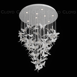 Люстра Cloyd TROPICA C9 / выс. 120 см - керамика - белый (арт.11531)