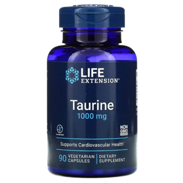 Life Extension Taurine 1000 mg 90 veg capsules, Таурин