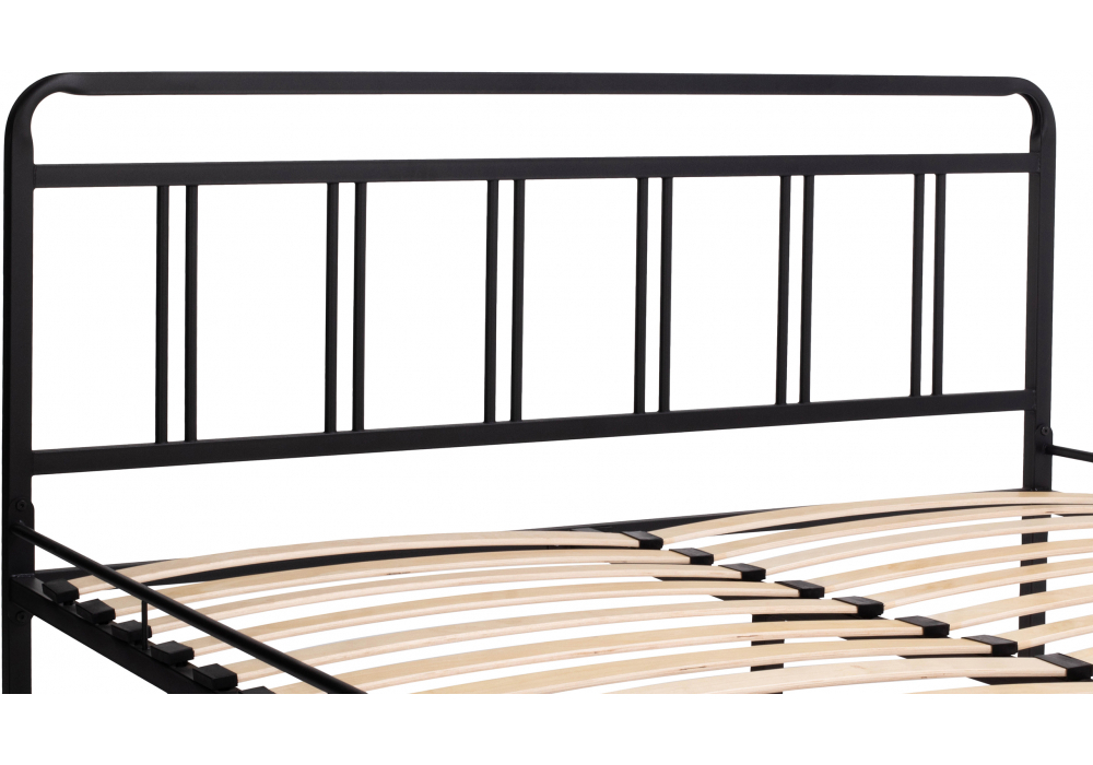 Кровать Woodville Рейк 160х200 черная