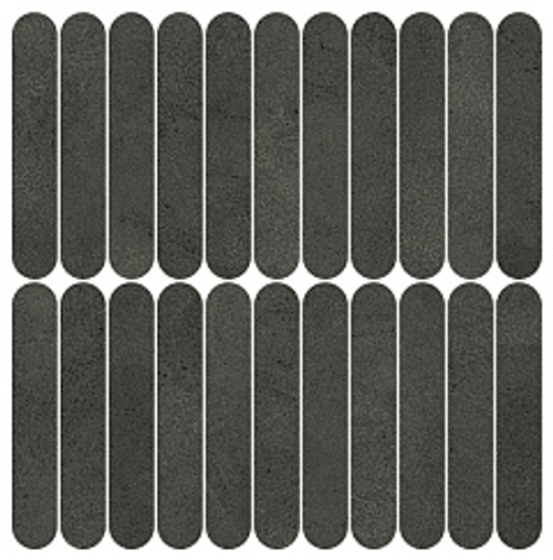 Мозаика/Керамогранит ATLAS CONCORDE BOOST EXPRESSION Carbon Mosaico Ellipse Matte 37x37,8 AYY7