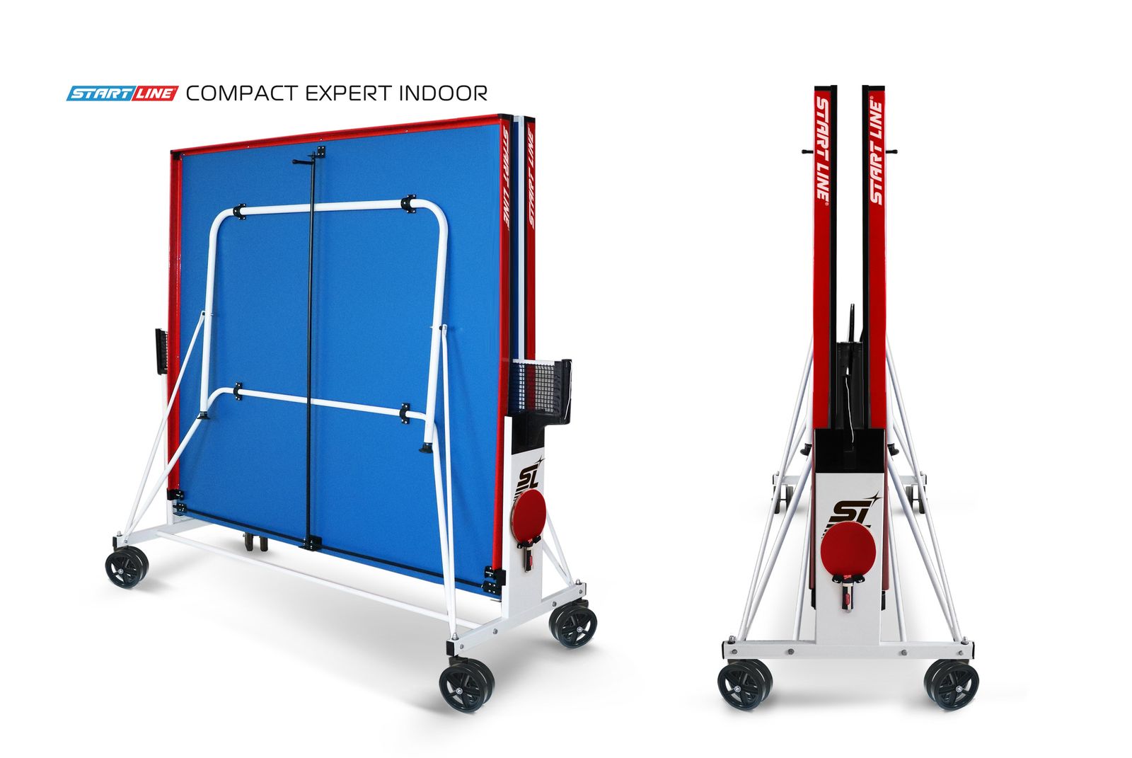 Стол теннисный Start line Compact EXPERT indoor BLUE фото №13