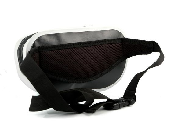 Гермосумка на пояс Sargan Банана с доп.карманом белая