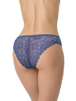 Бамбуковые трусы-бразилиана со средней линией талии (Размер: XL) (Цвет: кремовый)