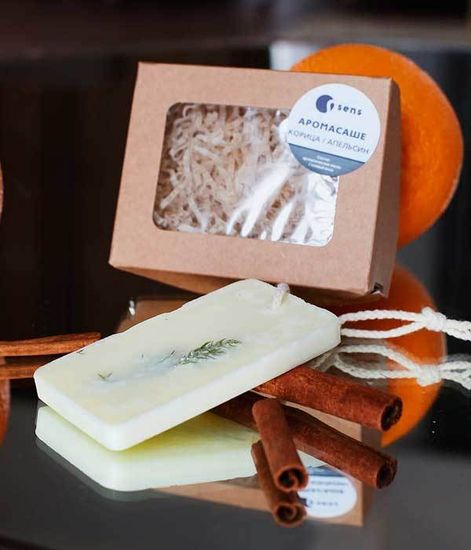 Аромасаше Апельсин и Корица, Sens