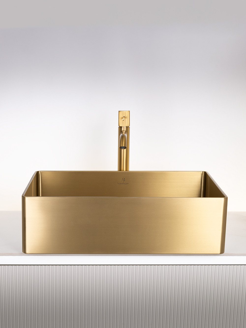 Раковина AltroBagno Accordo 001009 OrSp из нержавеющей стали