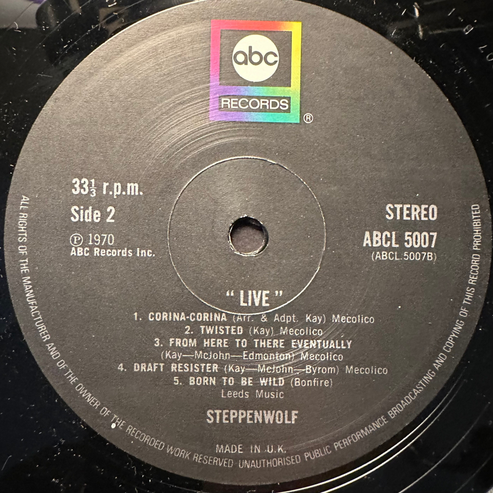 Steppenwolf - Live (Англия 1974г.)