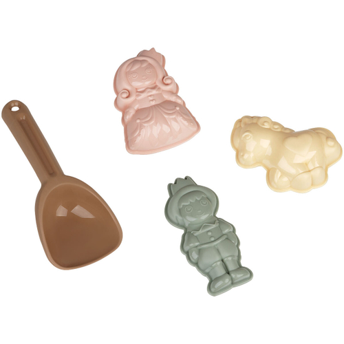 Набор для песка ТРИ СОВЫ "Сказка", 4 предмета (совок, 3 формочки)