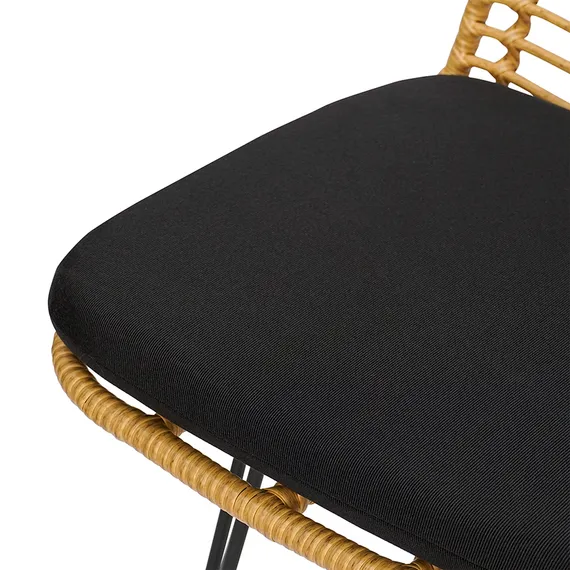 Барный стул Vetle Flat, светлый ротанг