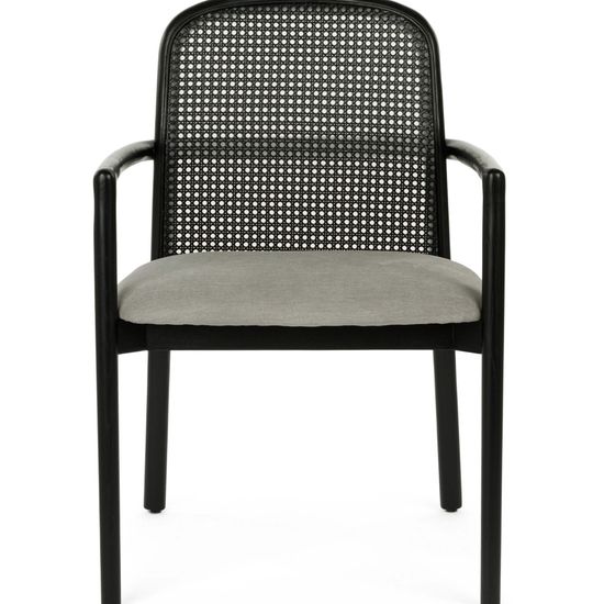 Стул Jett черное дерево цвет серый