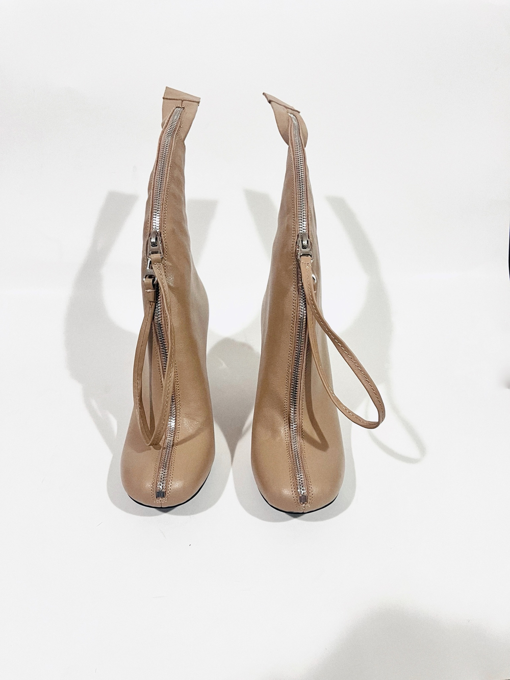 Ботильоны с замком GLAM BEIGE