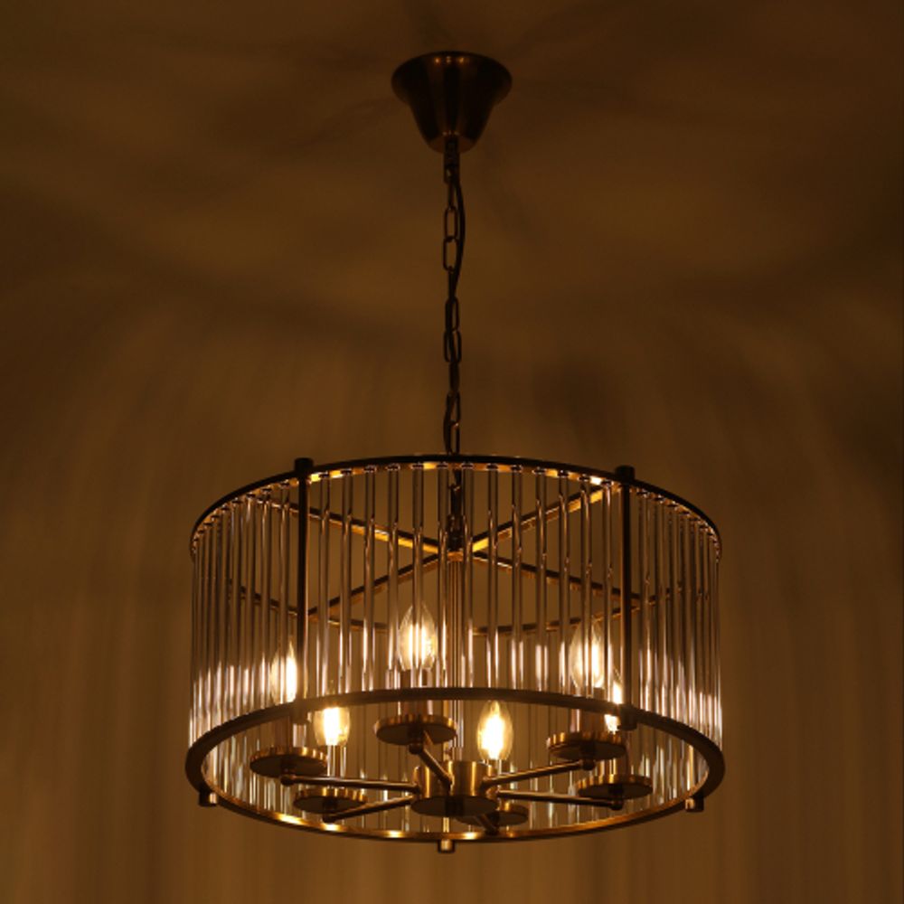 Люстра Rivoli Erin 4112-306 6 х Е14 40 Вт дизайн