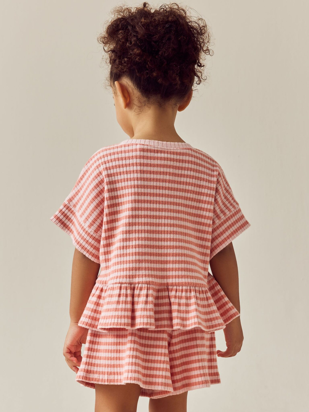 Футболка и шорты в комплекте для девочки Next E51-367, Розовый