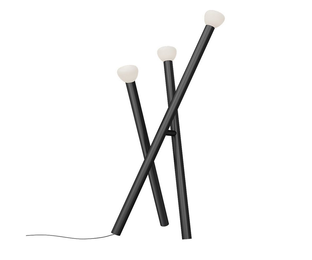 Kink Light 07722-F,19 Торшер Риволи черный