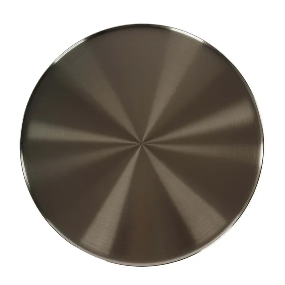 Кофейный столик Brasil 3, Ø45х61 см, белый мрамор, черная сталь