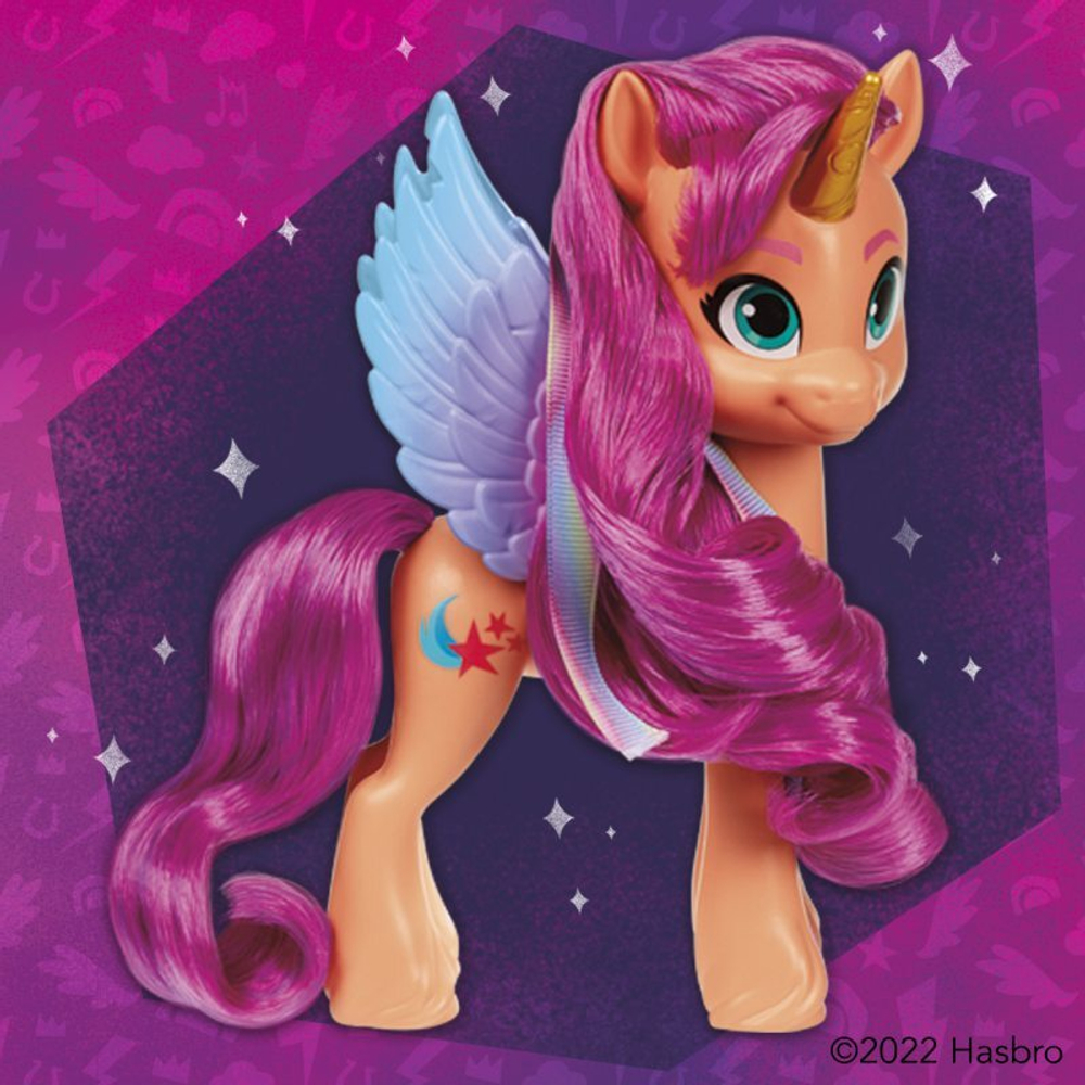 My Little Pony - Солнечная пони с модной лентой + 17 аксессуаров F3873