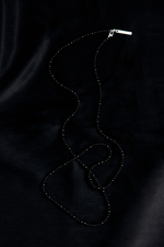 Длинные бусы Alethea из черного агата Loginova x QUARZ