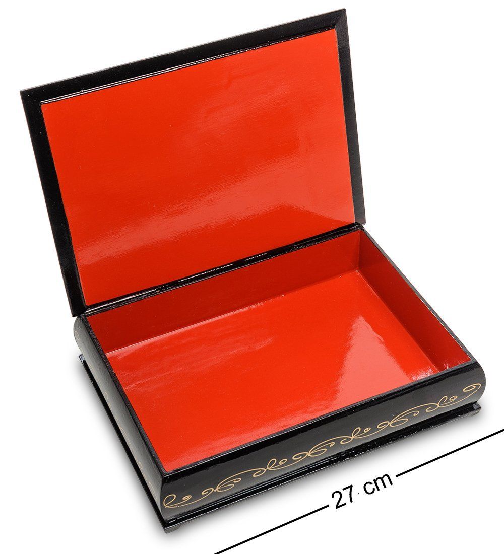ШК-11/ 9-G Шкатулка в технике декупаж (16х22х5)