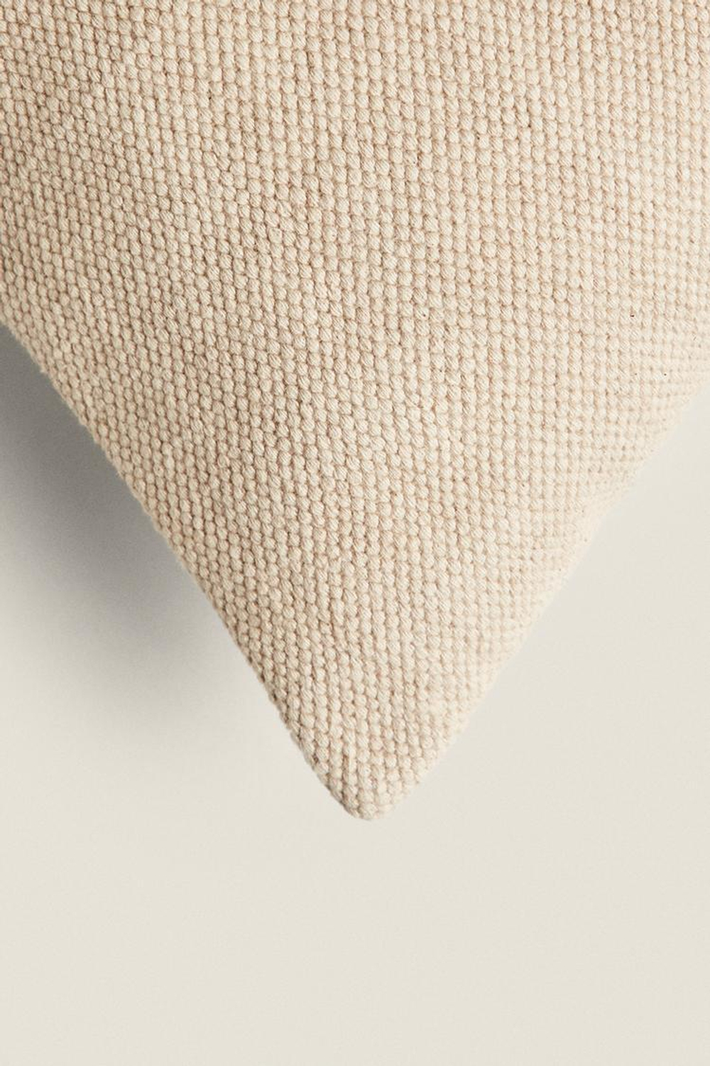 ZARA HOME ОДНОТОННЫЙ ХЛОПКОВЫЙ ЧЕХОЛ ДЛЯ ДЕКОРАТИВНОЙ ПОДУШКИ, РЫЖЕВАТО-КОРИЧНЕВЫЙ